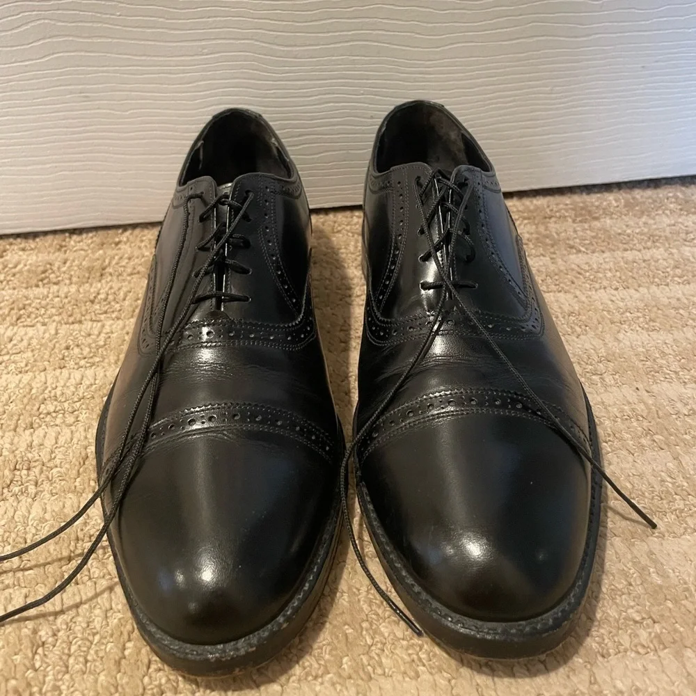 Freeman Free Flex Elegant Black Leather Men's Oxfords